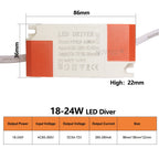 Isolated Constant Current LED Driver 1W-36W 260-300mA AC 85-265V Overvoltage Short Circuit Protection