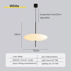 Nordic LED Pendant Light Flying Saucer 5-Light E26 E27 D30cm Tricolor White Black 90-260V