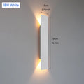 IP65 LED Outdoor Wall Lamp Up-Down 6W 18W 24W AC 85-265V White Black Aluminum Polycarbonate