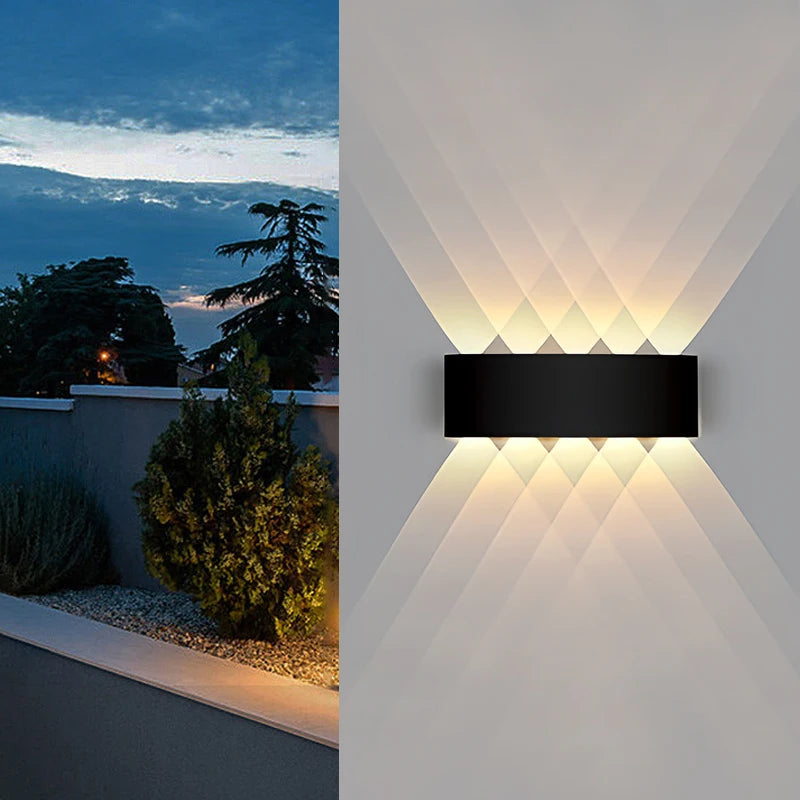 LED Outdoor Wall Light IP65 Waterproof 4W 6W 8W 10W Garden Porch Lamp AC85-265V