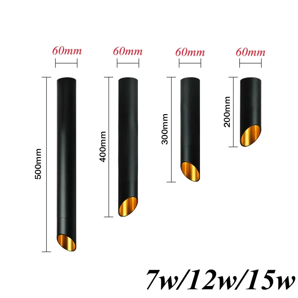 Dimmable COB LED Pendant Light 7W 12W 15W Nordic Modern CRI 90+ 30-Degree 85-265V