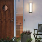 IP65 LED Outdoor Wall Lamp 18W 30W 50W Warm White Iron Motion Sensor AC 110-240V Porch Balcony Garden Security Wall Light