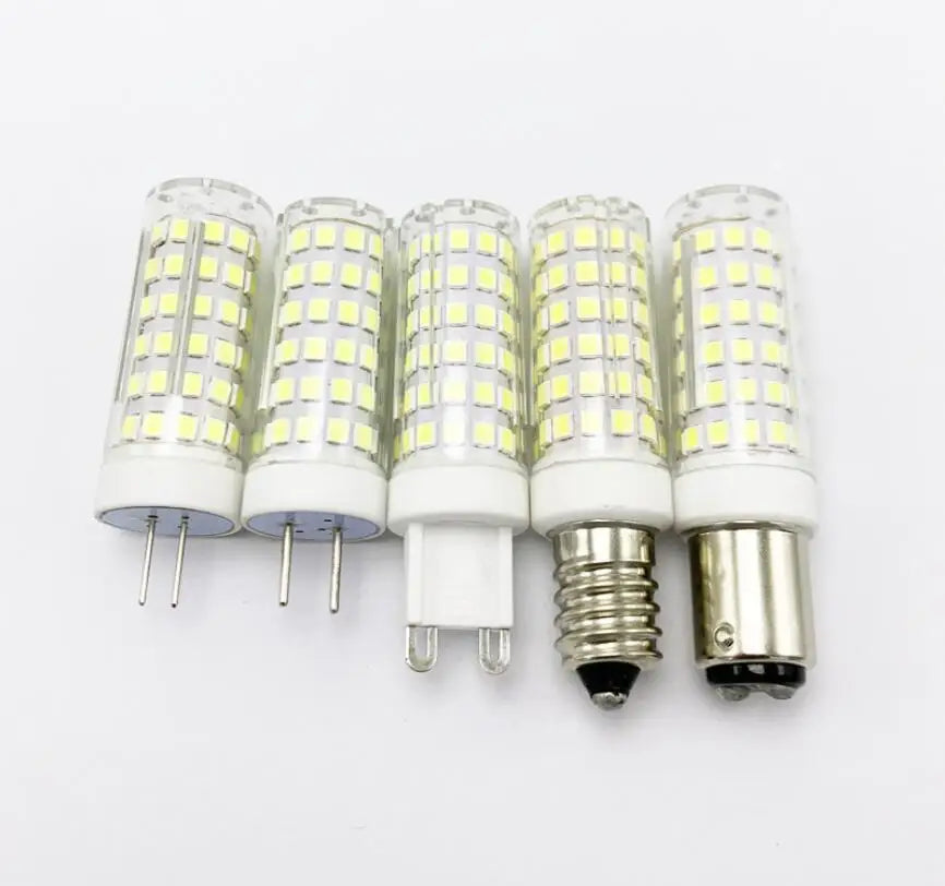 BA15D LED Corn Bulb 6W 9W 12W 15W SMD2835 360° CRI 80+ AC 110-220V Warm Cool White