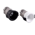 Mini Dimmable COB LED Recessed Downlight 5W 10W 15W 35mm 45mm Cutout AC 110-240V