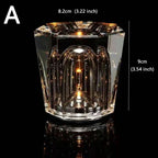 Diamond Crystal LED Night Light Rechargeable Atmosphere Table Lamp Bedroom Bedside Bar Restaurant 0.5W