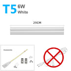 LED T5 T8 Tube Light 6W 8W 10W 12W 30cm 60cm SMD2835 No Adapter CRI 80+ 85-265V