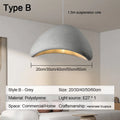 Nordic Wabi-Sabi Hand Knitted LED Pendant Light Single Head PP Plastic Cord Pendant AC 90-260V Living Room Dining Room