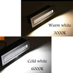 Dimmable LED Recessed Step Stair Wall Light 3W 5W 10W Up Down AC85-265V DC12V Black White