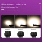 E27 COB LED Spotlight 5W 7W 10W 12W Adjustable Zoom 15-60 Degree 3 Colors AC 85-240V